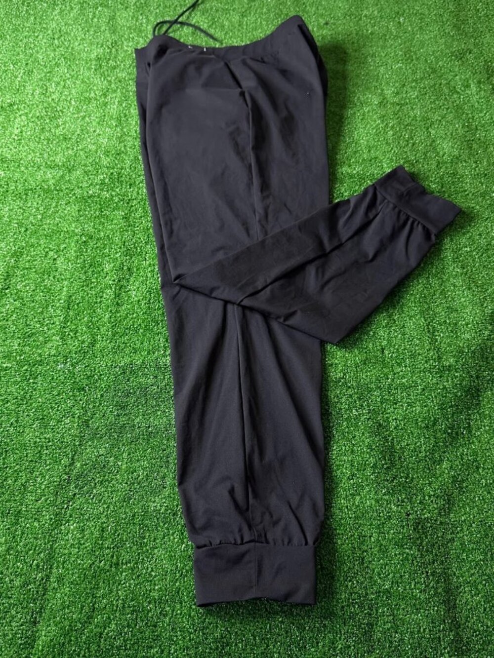 Uniqlo AIRism Black Jogger Pants Women's Size M Ultra Stretch Drawstring Tapered